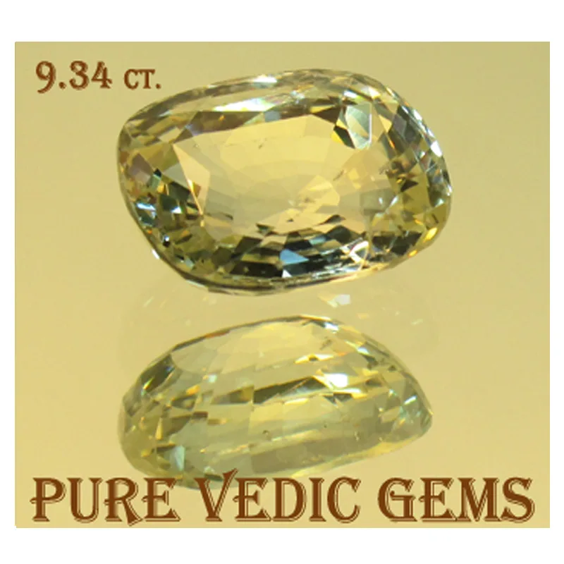 Yellow sapphire 9.34ct.On-Demand — image 1