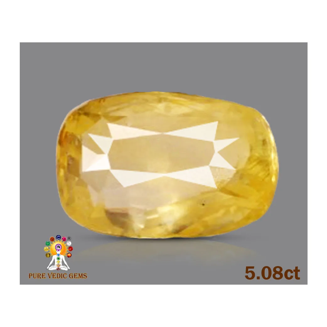 Yellow Sapphire 5.08ct. (Luxury) — image 1