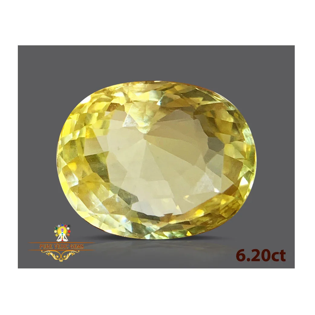 Yellow Sapphire 6.20ct. (Super Luxury) — image 1