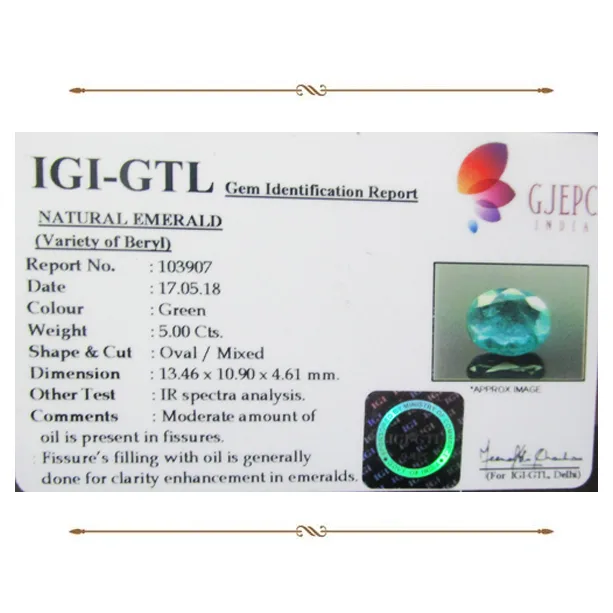 Emerald 5.00ct.On-Demand view 2