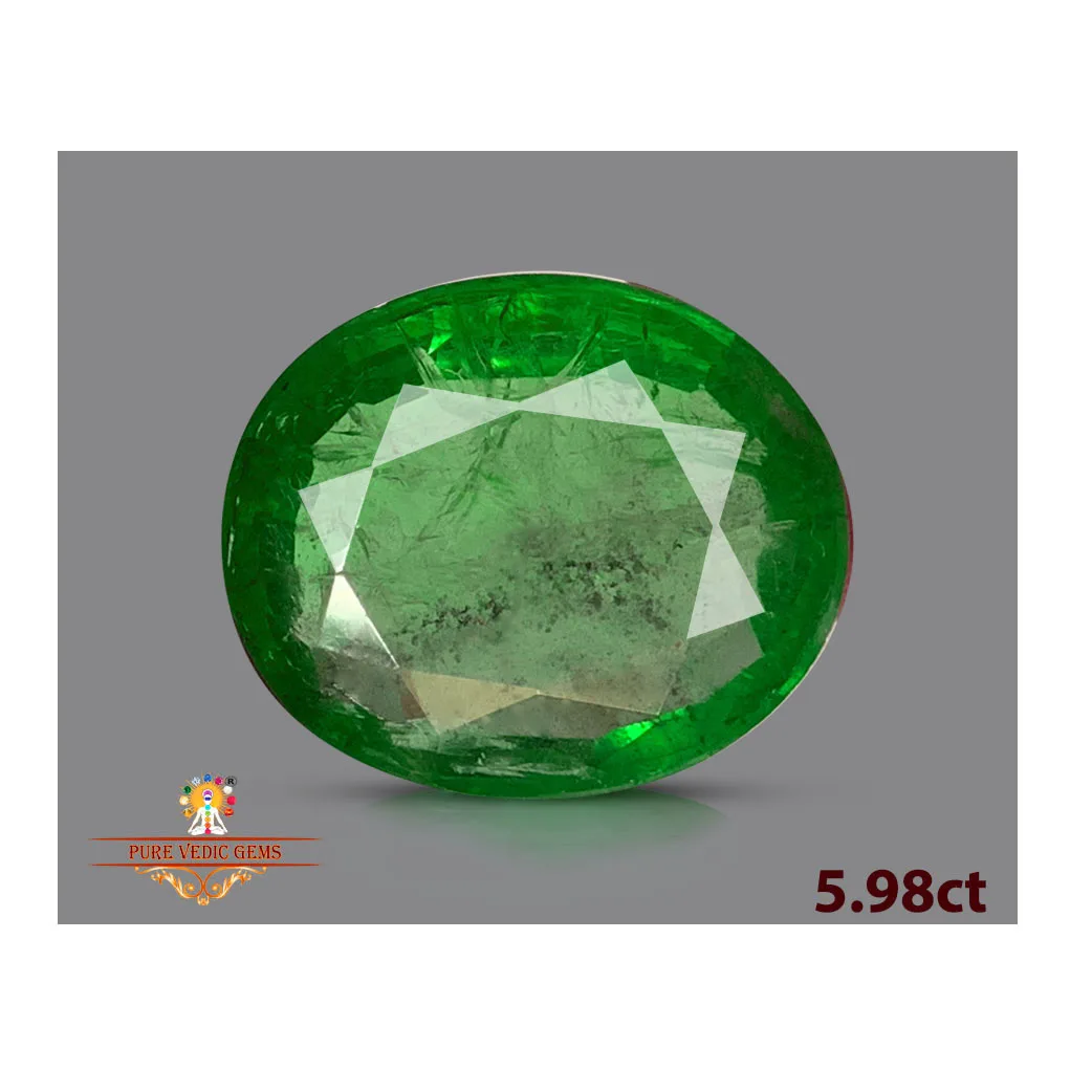 Emerald 5.98ct. (Super Luxury) view 2
