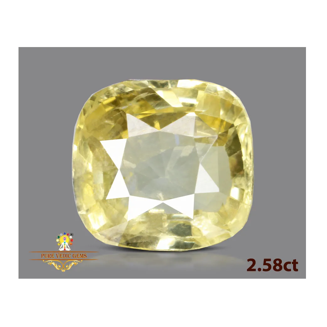 Yellow Sapphire 2.59ct. (Luxury) view 2