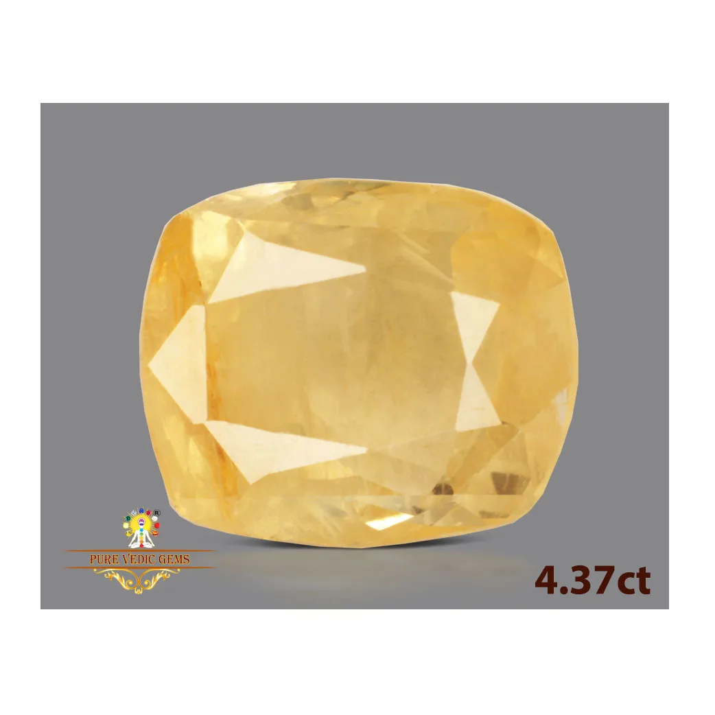 Yellow Sapphire 4.37ct. (Economy) view 2