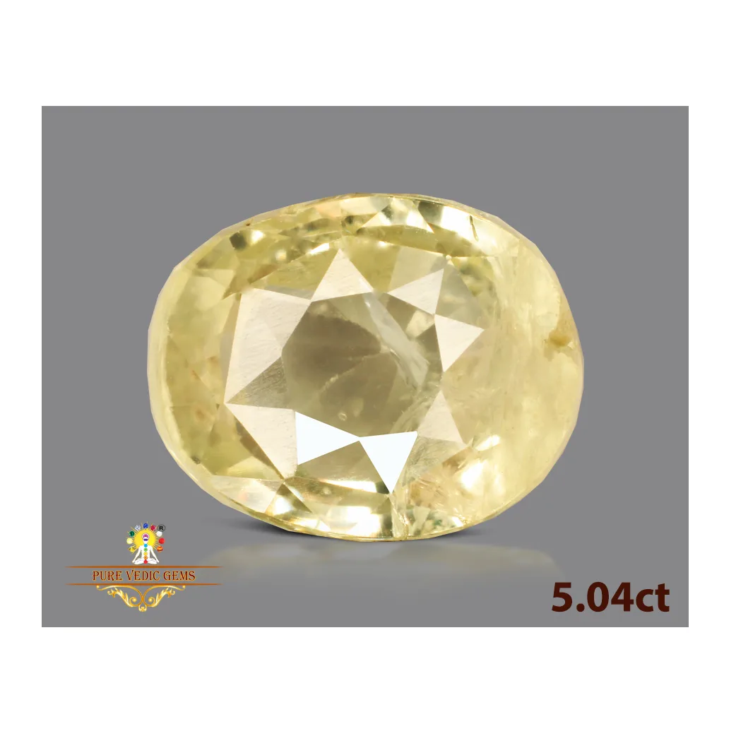 Yellow Sapphire 5.03ct. (Super Premium) view 2