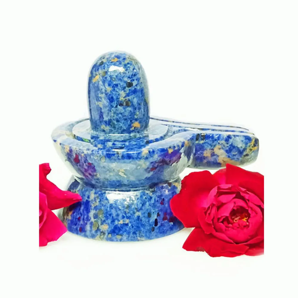 Blue Sodalite Shiva Lingam