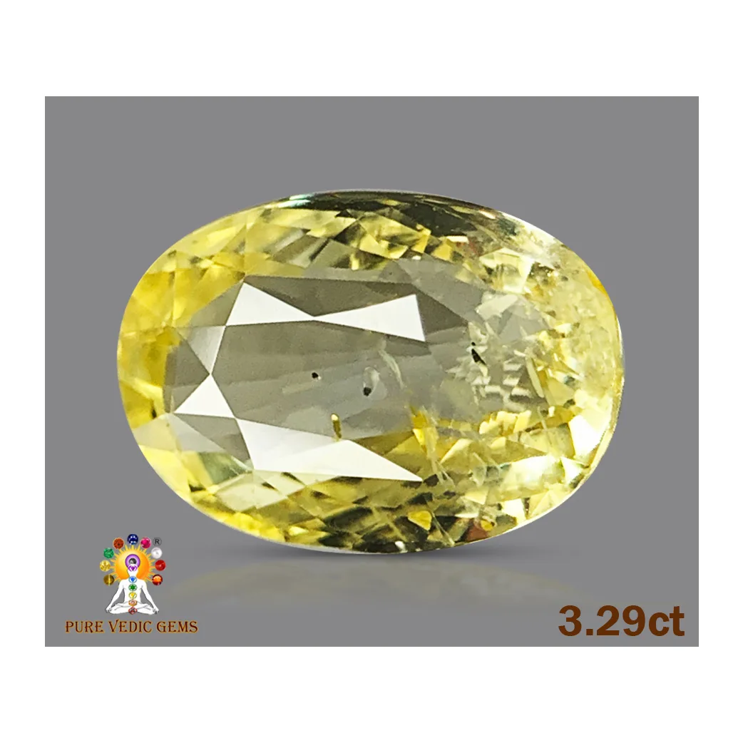 Yellow Sapphire 3.29ct. (Luxury) — image 1