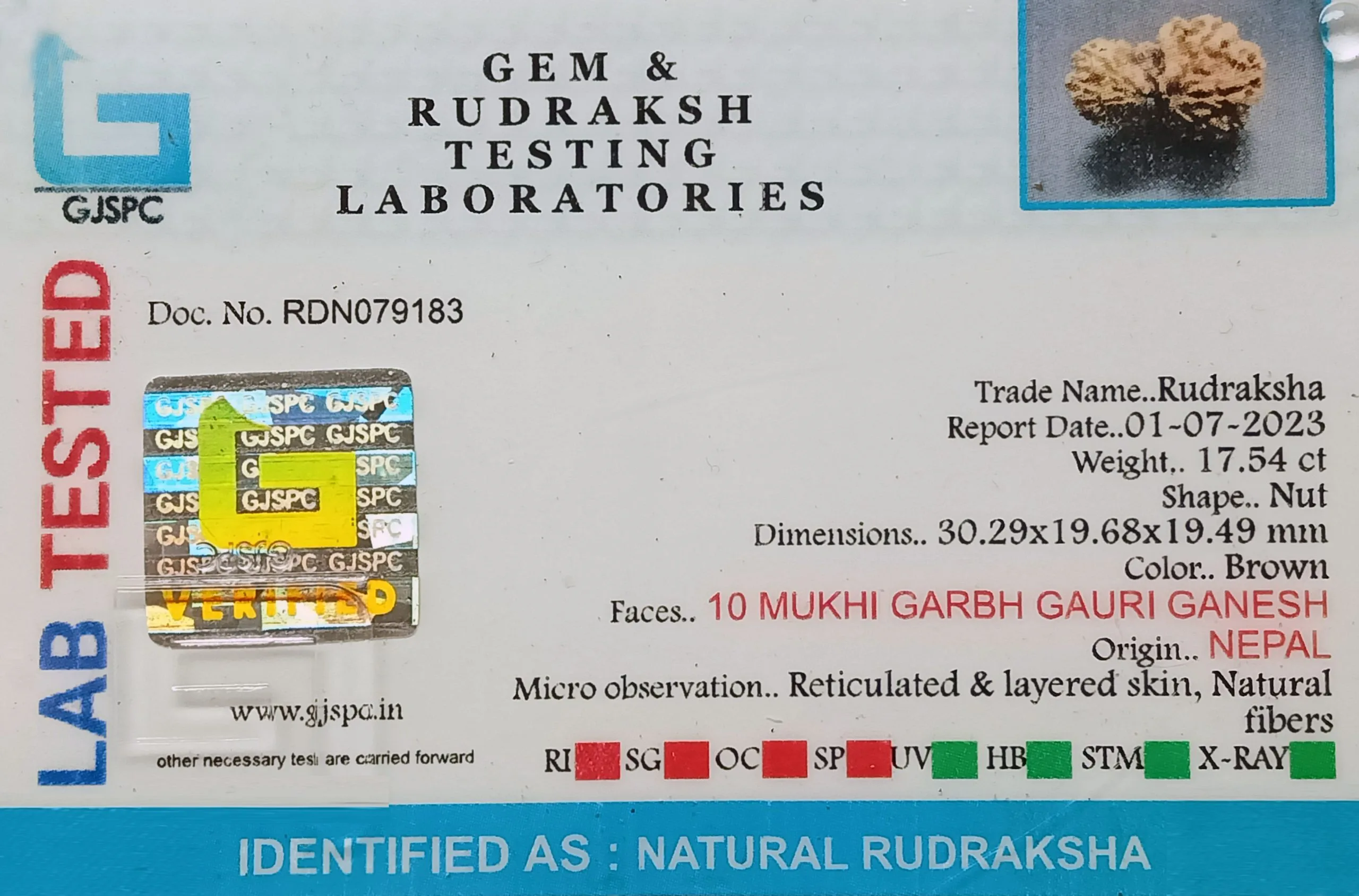 Garbh Gauri (3.508g) view 2