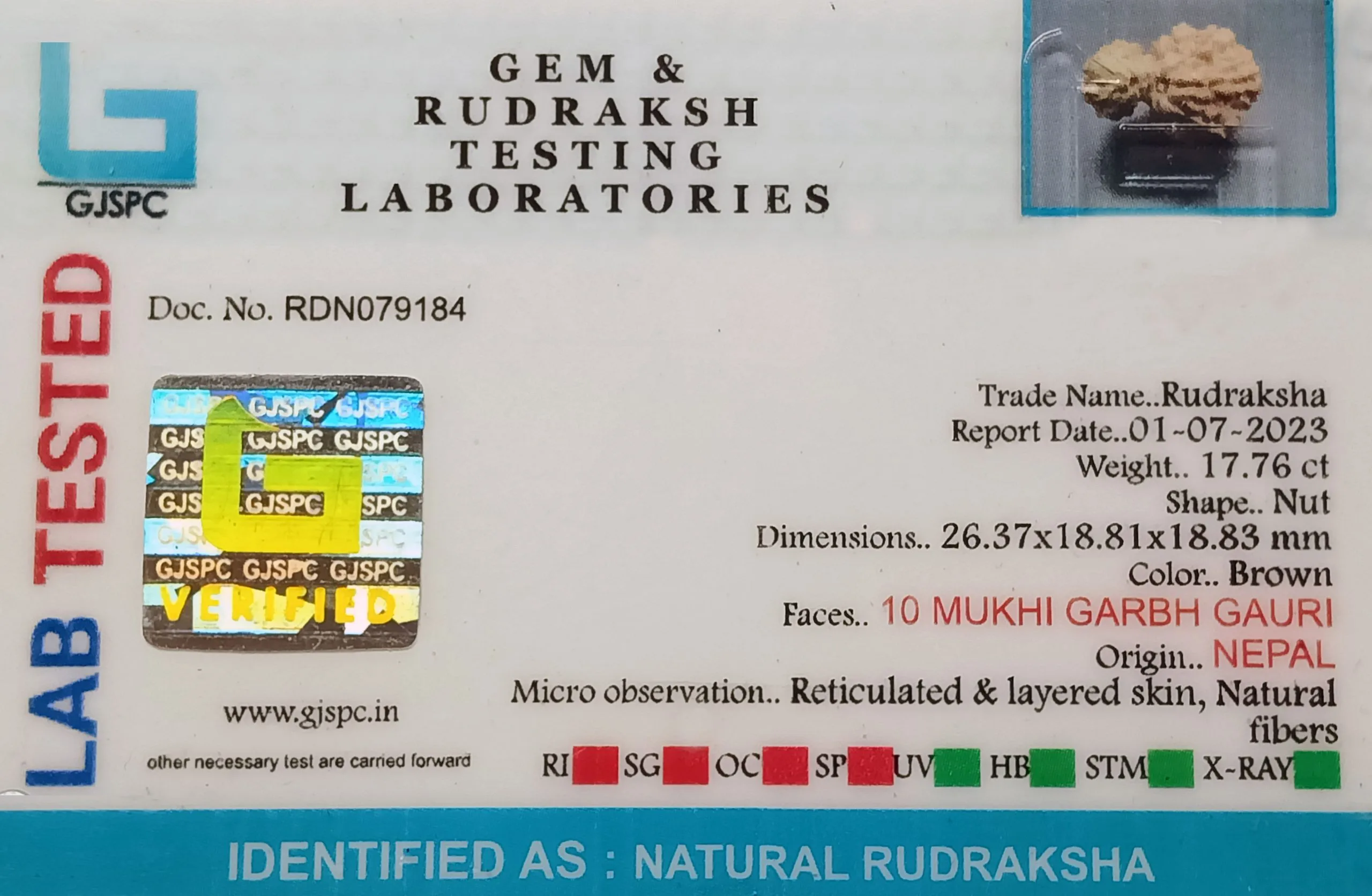 Garbh Gauri (3.552g) view 2