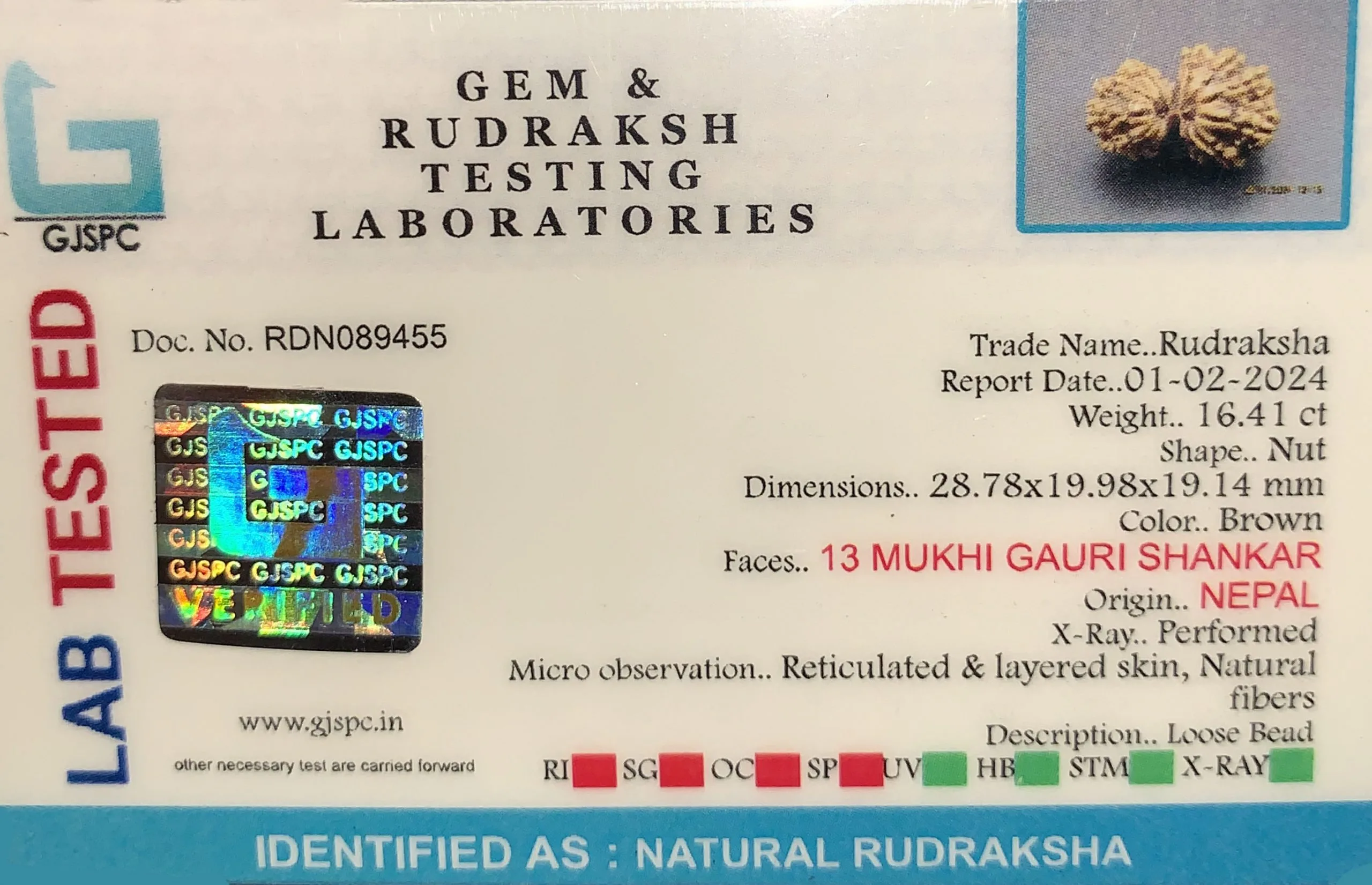 Gauri Shankar (3.282g) view 2