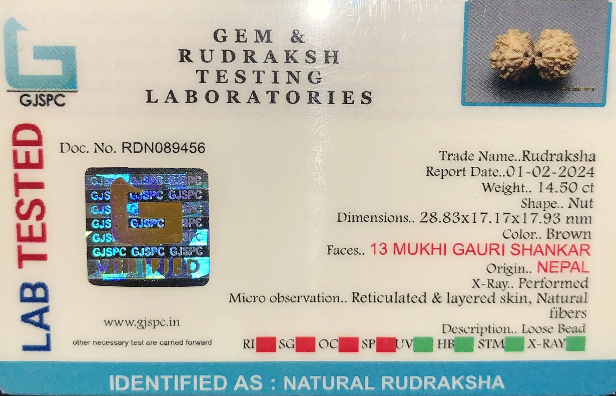 Gauri Shankar (2.900g) view 2