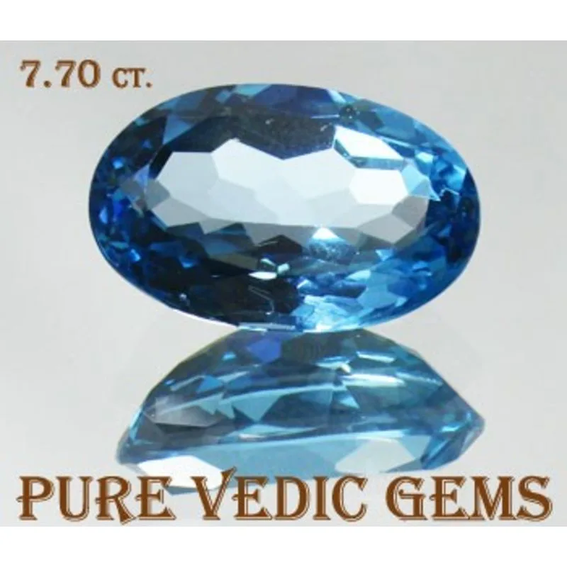 Blue Topaz 7.70ct.@400 prect.