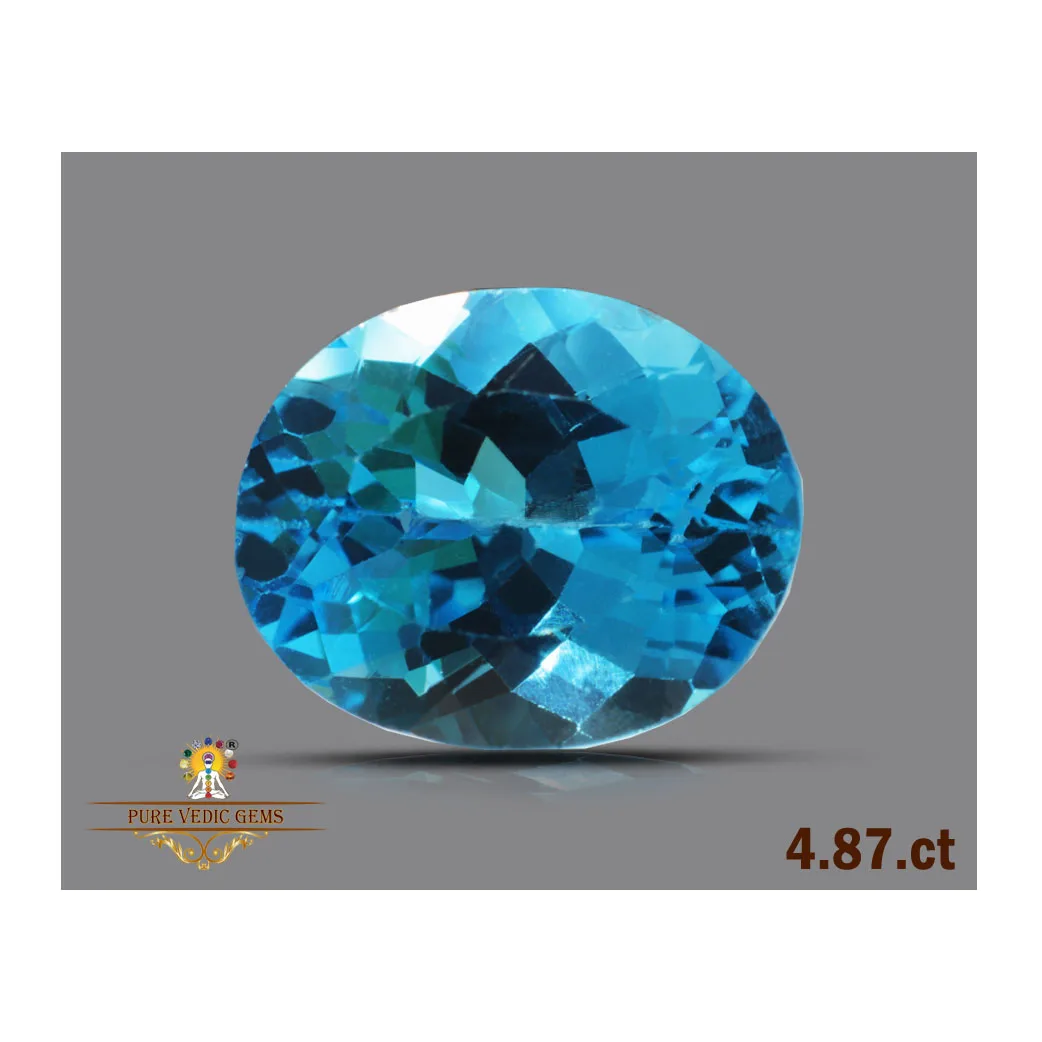 Blue Topaz 4.87ct.
