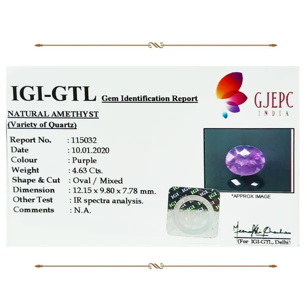 Amethyst 4.63ct. view 2