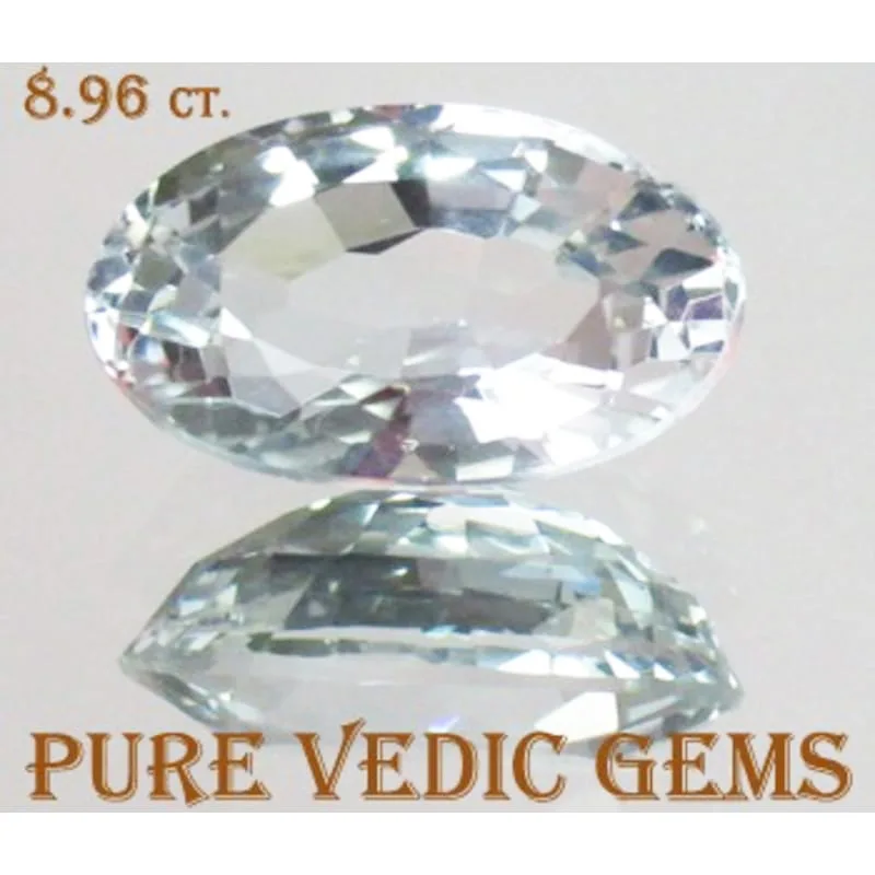 White Topaz 8.96ct.