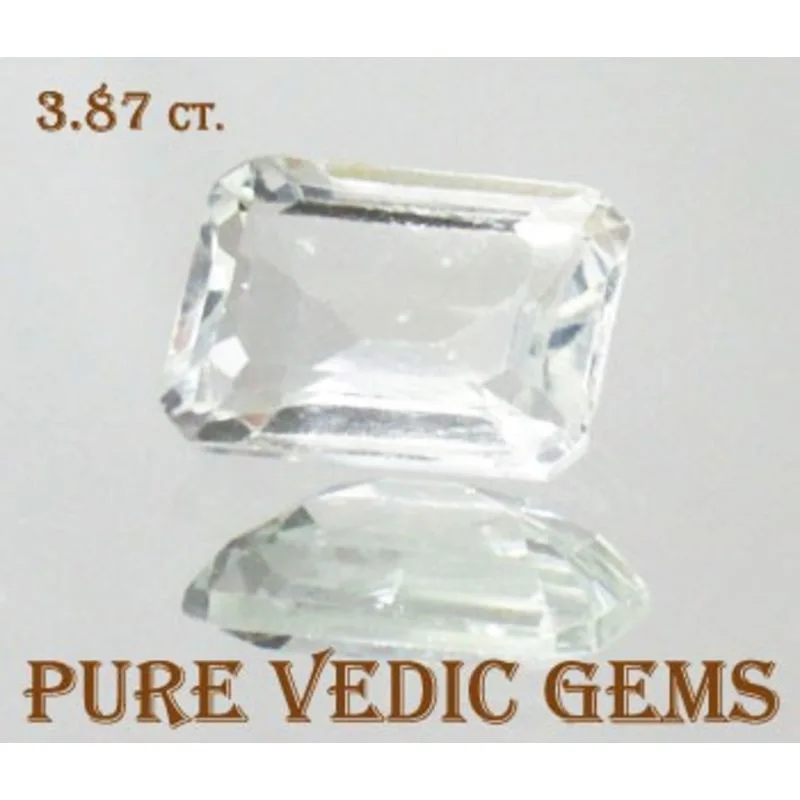 White Topaz 3.87ct.