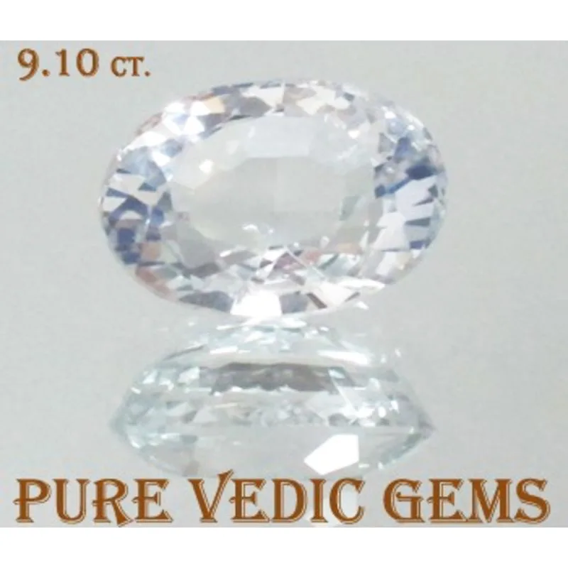 White Topaz 9.10ct.